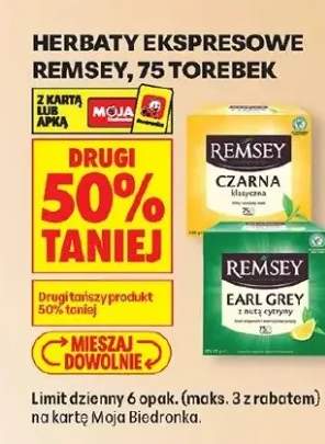 Herbata ekspresowa czarna klasyczna