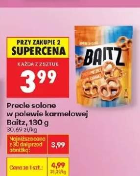 Precle solone w polewie karmelowej