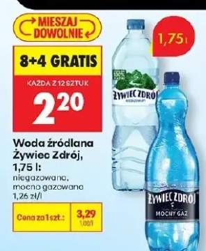 Woda źródlana niegazowana