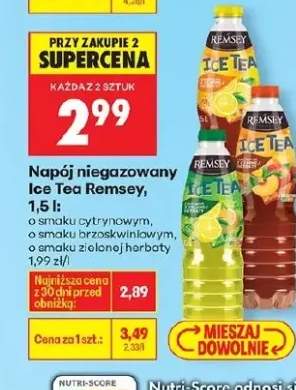 Napój niegazowany Ice Tea o smaku cytrynowym
