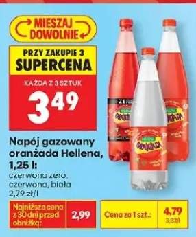 Napój gazowany oranżada Hellena