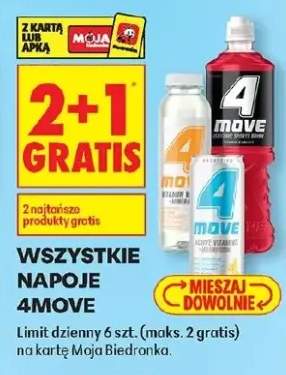 Napój izotoniczny 4Move różne rodzaje