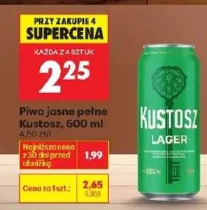 Piwo jasne pełne lager