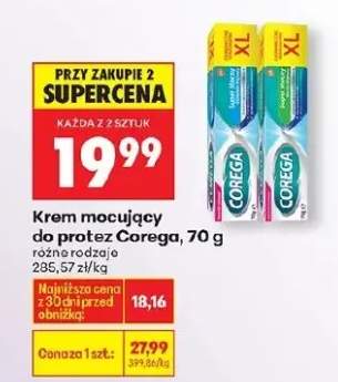 Krem mocujący do protez Corega różne rodzaje