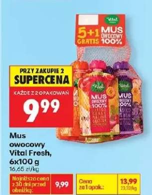 Mus owocowy truskawkowy