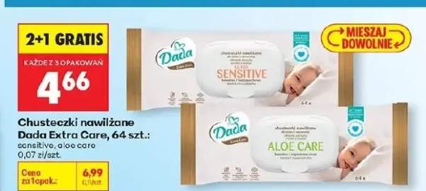 Chusteczki nawilżane Extra Care sensitive