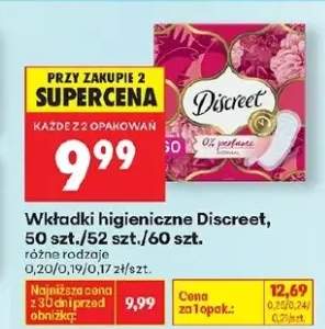 Wkładki higieniczne różne rodzaje