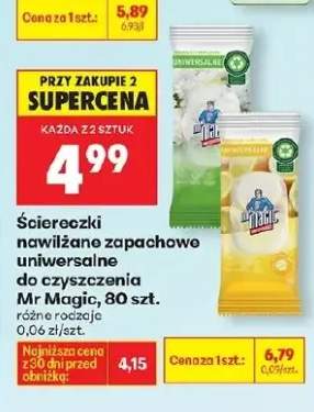 Ściereczki nawilżane zapachowe uniwersalne do czyszczenia różne rodzaje