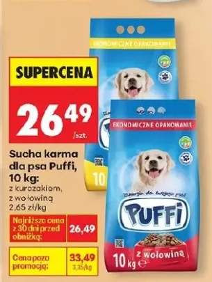 Sucha karma dla psa z kurczakiem