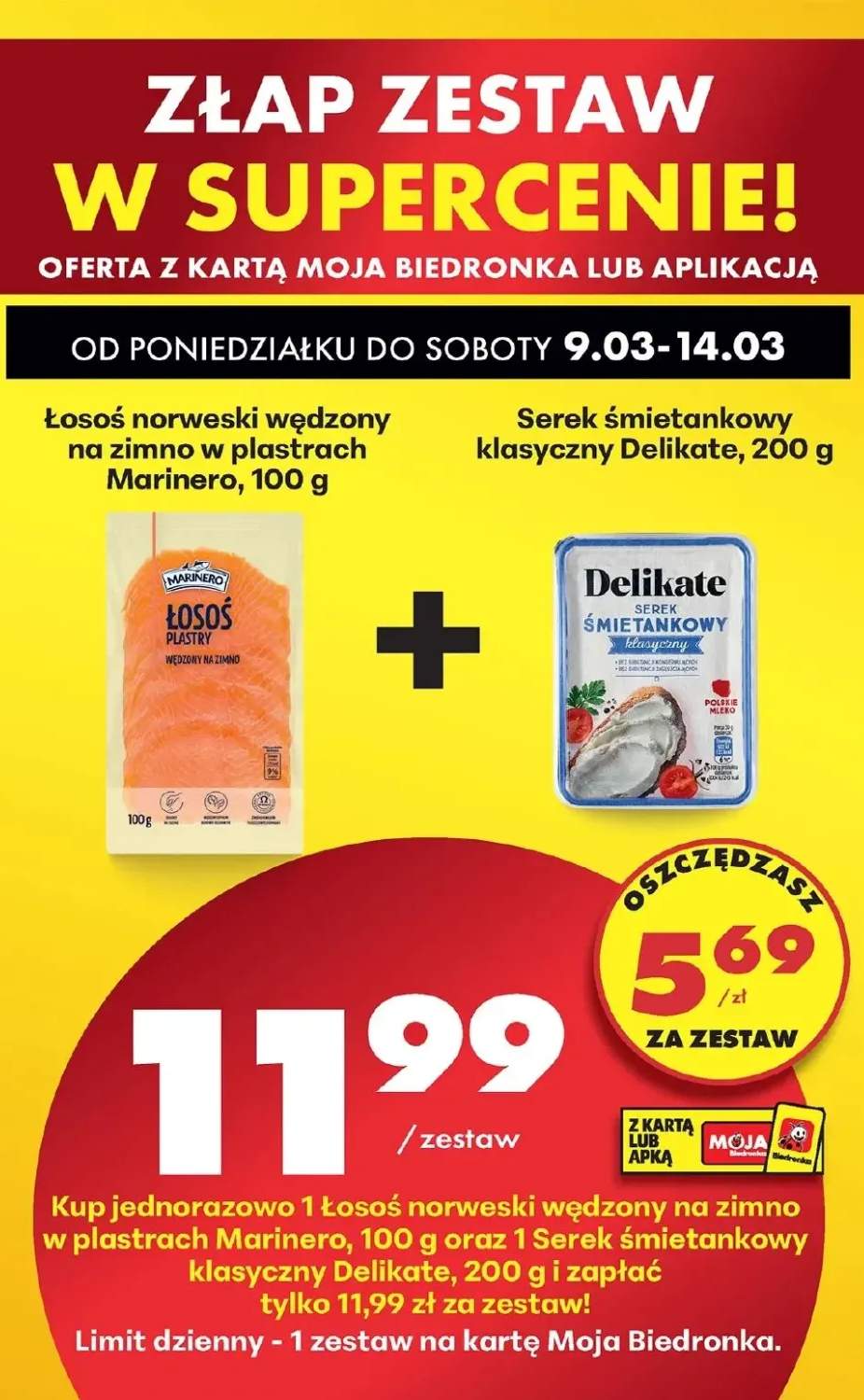 Łosoś norweski wędzony na zimno w plastrach