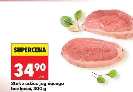 Stek z udźca jagnięcego bez kości