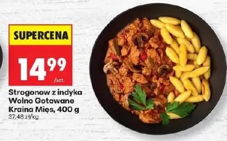 Strogonow z indyka Wolno Gotowane Kraina Mięs