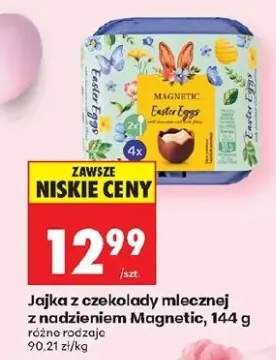 Jajka z czekolady mlecznej z nadzieniem różne rodzaje