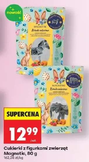 Cukierki z figurkami zwierząt