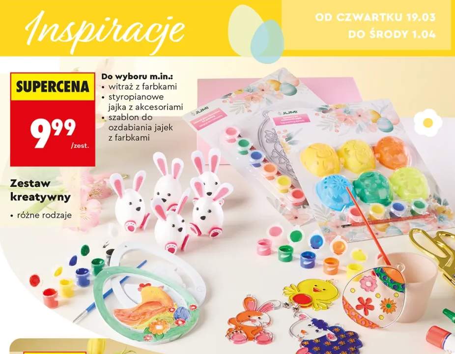 Zestaw kreatywny, różne wzory i kolory