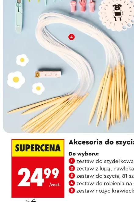 Zestaw do robienia na drutach