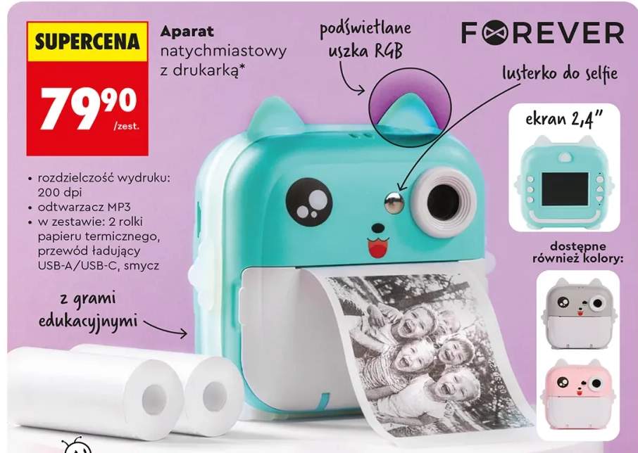 Aparat natychmiastowy z drukarką