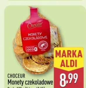 monety czekoladowe