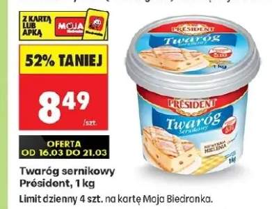 Twaróg sernikowy Président