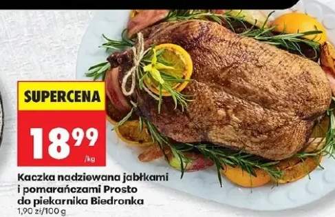 Kaczka nadziewana jabłkami i pomarańczami Prosto do piekarnika