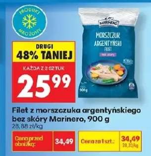 Filet z morszczuka argentyńskiego bez skóry