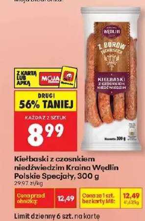 Kiełbaski z czosnkiem niedźwiedzim Polskie Specjały