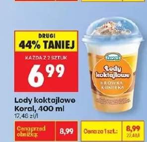 Lody koktajlowe krówka kukurka
