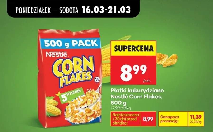 Płatki kukurydziane Corn Flakes