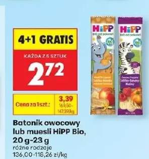 Batonik owocowy różne rodzaje