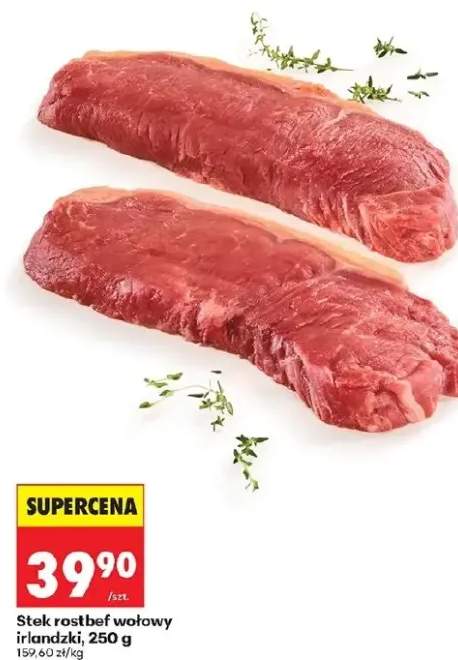 Stek rostbef wołowy irlandzki