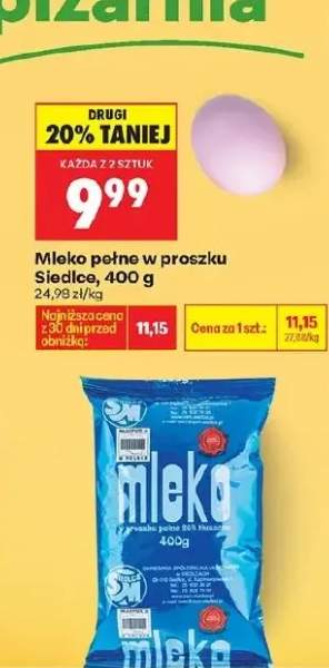 Mleko pełne w proszku