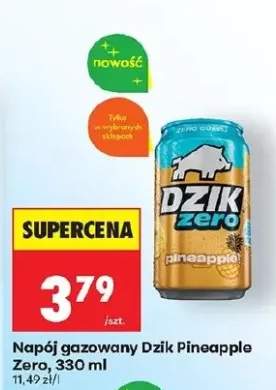 Napój gazowany pineapple zero