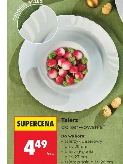 Talerz do serwowania - talerz płaski