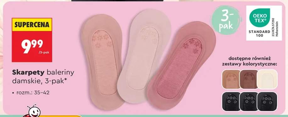 Skarpety baleriny damskie