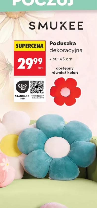 Poduszka dekoracyjna, 45 cm
