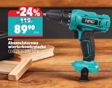 Akumulatorowa wiertarkowkrętarka CDB-25-LI-20V, 20 V