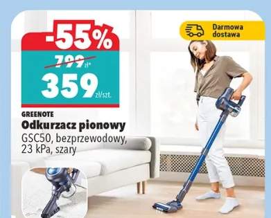 Odkurzacz pionowy GC50, bezprzewodowy, 23 kPa, szary