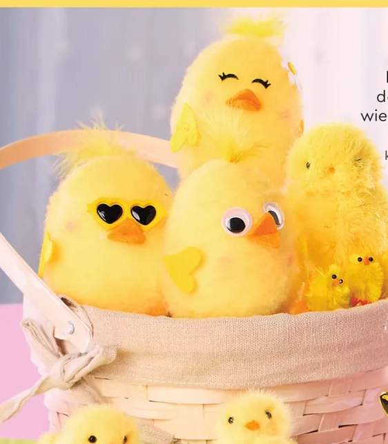 Kurczaczki lub zajączki do koszyczka wielkanocnego, różne wzory, kolory i zestawy
