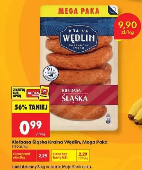 Kiełbasa śląska Mega Paka
