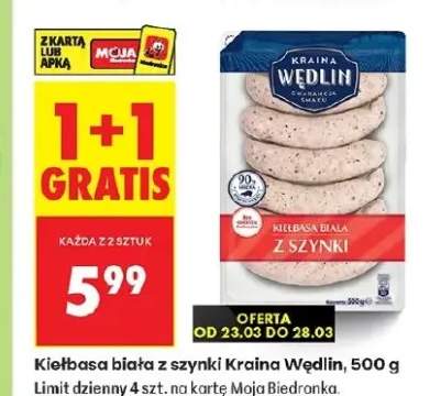 Kiełbasa biała z szynki