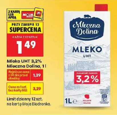 Mleko UHT 3,2%