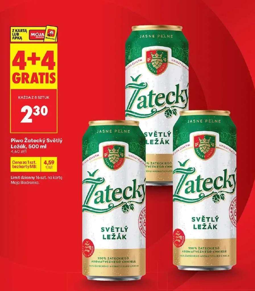 Piwo Żatecky Světlý Ležák