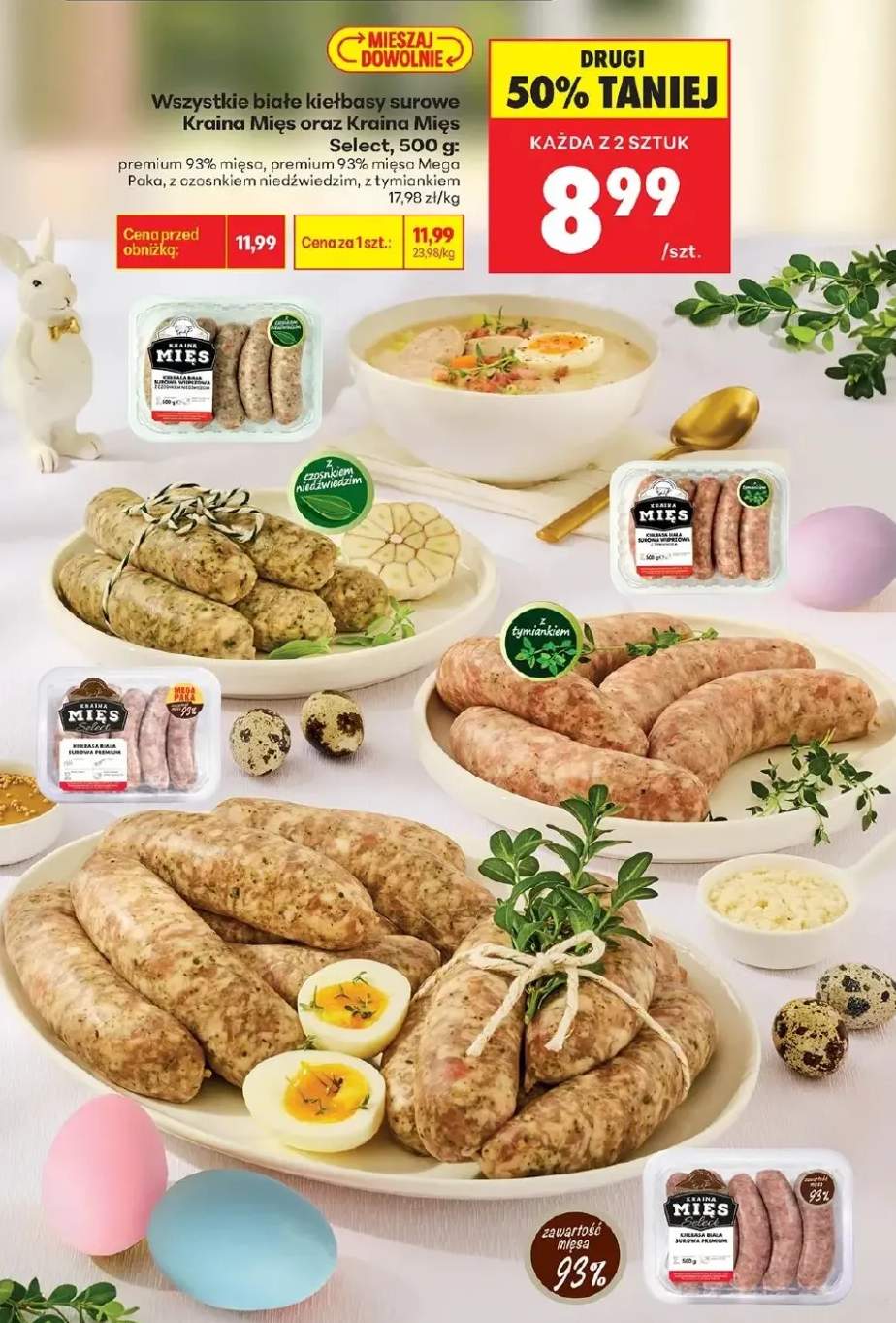 kiełbasa biała surowa