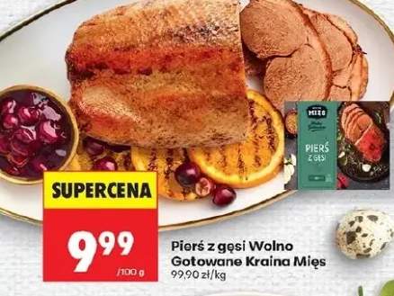 pierś z gęsi wolno gotowana