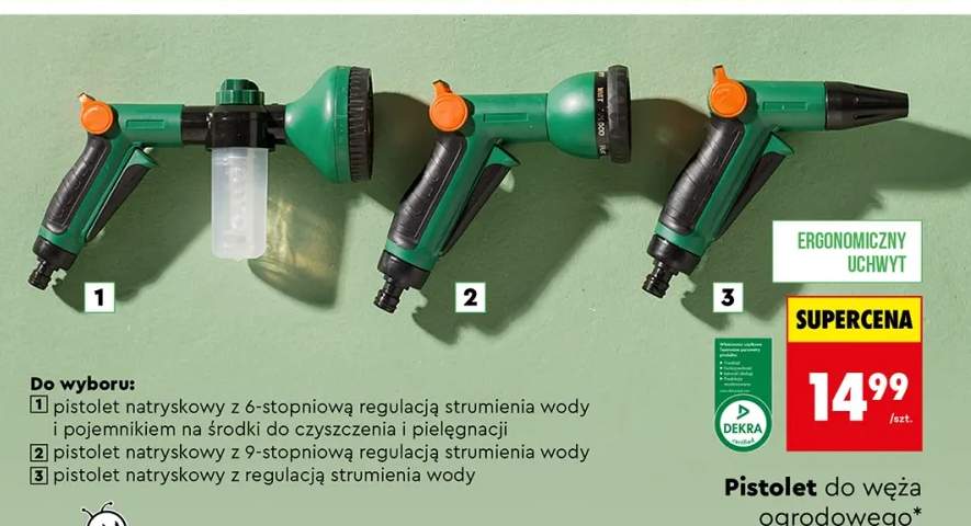 Pistolet do węża ogrodowego