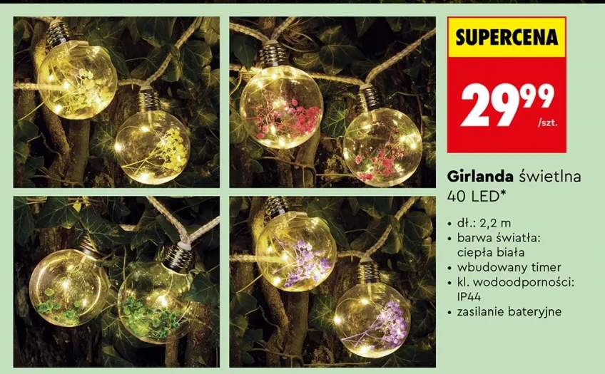 Girlanda świetlna 40 LED