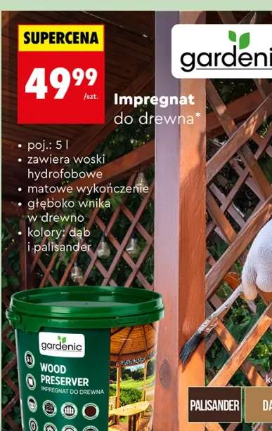 Impregnat do drewna dąb