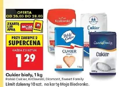 Cukier biały Królewski, Polski Cukier, Diamant, Sweet Family