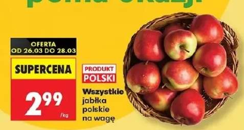 Jabłka polskie na wagę