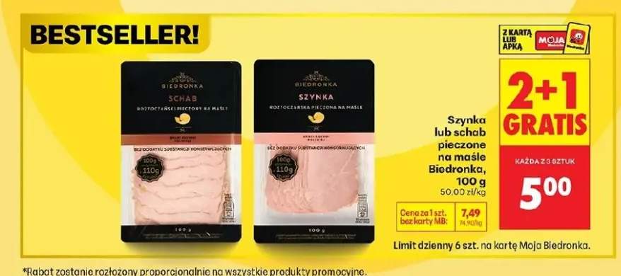 Szynka pieczona na maśle